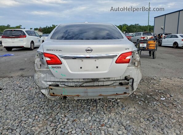 3N1AB7AP2HL670055 2017 NISSAN SENTRA Silver Vista trasera