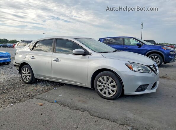 3N1AB7AP2HL670055 2017 NISSAN SENTRA Silver Delantero derecho