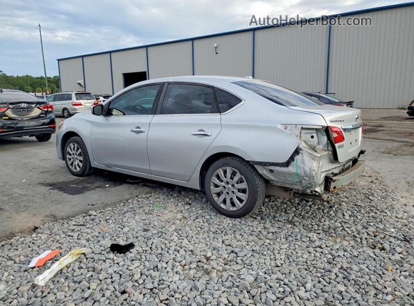 3N1AB7AP2HL670055 2017 NISSAN SENTRA Silver Trasero izquierdo