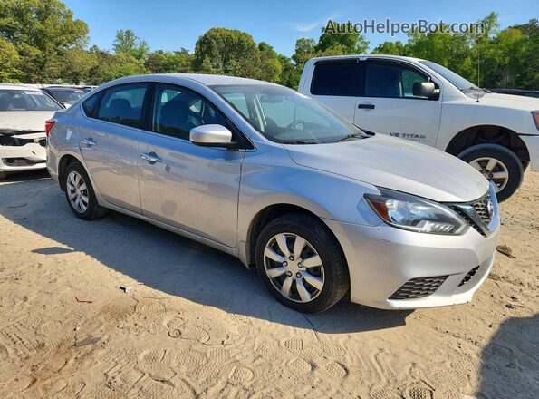 3N1AB7AP2HY236365 2017 NISSAN SENTRA Silver Przód prawy