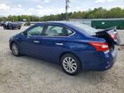 2017 Nissan Sentra S Синий vin: 3N1AB7AP2HY251318