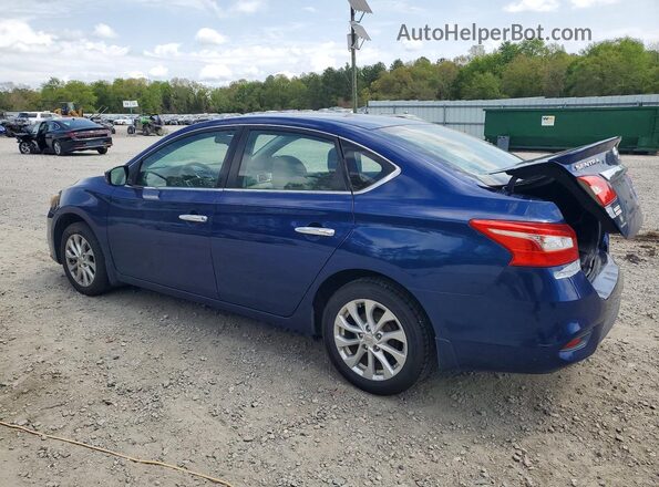 3N1AB7AP2HY251318 2017 NISSAN SENTRA Синий Задняя левая четверть