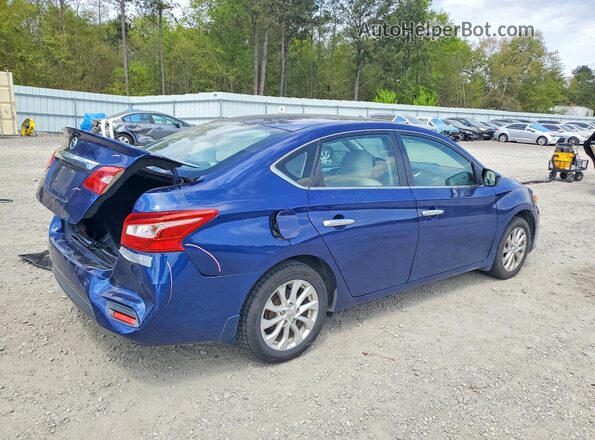 3N1AB7AP2HY251318 2017 NISSAN SENTRA Синий Задняя правая четверть