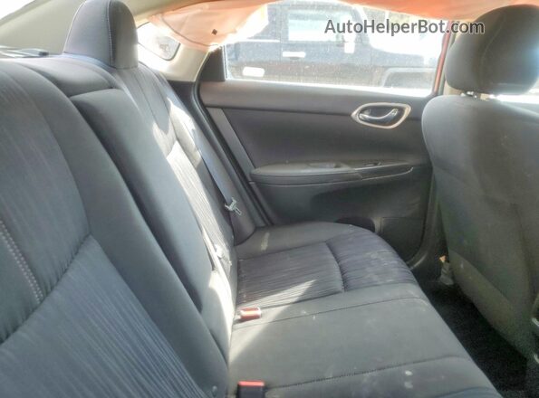 3N1AB7AP2HY271455 2017 NISSAN SENTRA Темно-бордовый Вид задних сидений