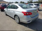 2017 Nissan Sentra S Silver vin: 3N1AB7AP2HY273593