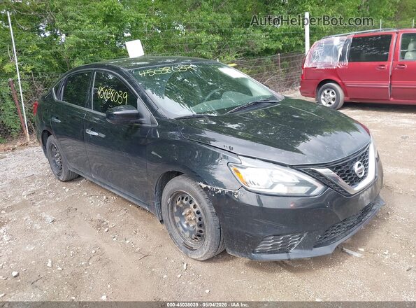 3N1AB7AP2HY297893 2017 NISSAN SENTRA Black Widok z przodu