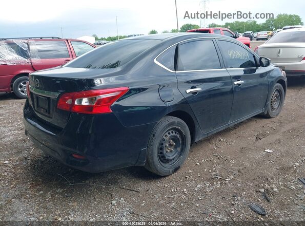 3N1AB7AP2HY297893 2017 NISSAN SENTRA Black Tył prawy
