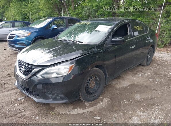 3N1AB7AP2HY297893 2017 NISSAN SENTRA Black Przód lewy