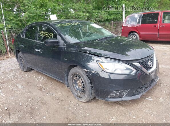 3N1AB7AP2HY297893 2017 NISSAN SENTRA Black Przód prawy
