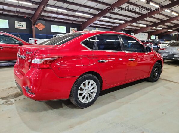 3N1AB7AP2JL640396 2018 NISSAN SENTRA Red უკანა მარჯვენა