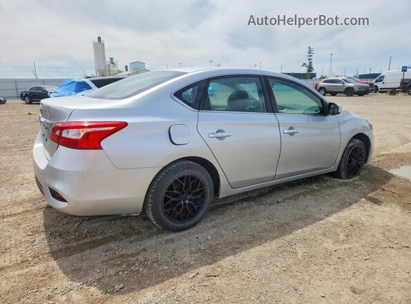 3N1AB7AP2JY230040 2018 NISSAN SENTRA Silver Trasero derecho