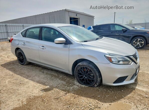 3N1AB7AP2JY230040 2018 NISSAN SENTRA Silver Delantero derecho