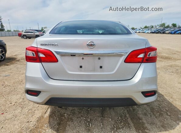 3N1AB7AP2JY230040 2018 NISSAN SENTRA Silver Vista trasera