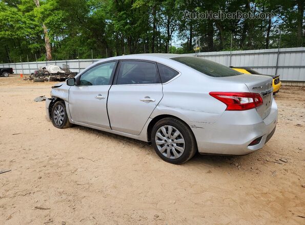 3N1AB7AP2JY297818 2018 NISSAN SENTRA Silver Tył lewy
