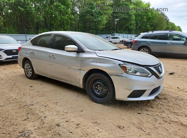 3N1AB7AP2JY297818 2018 NISSAN SENTRA Silver Przód prawy