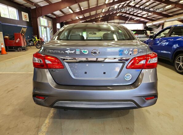 3N1AB7AP2JY304170 2018 NISSAN SENTRA Gray Rear view