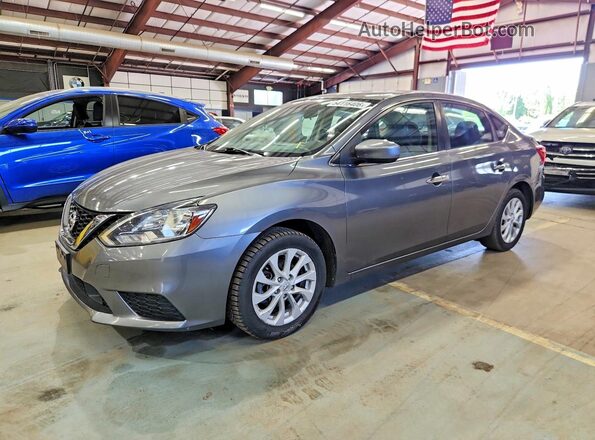 3N1AB7AP2JY304170 2018 NISSAN SENTRA Gray Front left