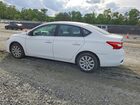 2018 Nissan Sentra S Белый vin: 3N1AB7AP2JY339226