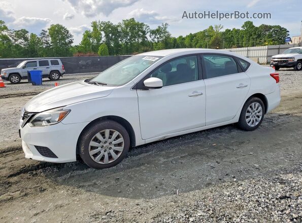 3N1AB7AP2JY339226 2018 NISSAN SENTRA Белый Передняя левая четверть