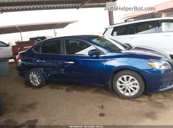 3N1AB7AP2KY248734 2019 NISSAN SENTRA Blue 