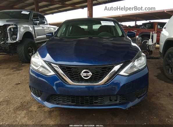 3N1AB7AP2KY248734 2019 NISSAN SENTRA Blue Vista del cuadro de instrumentos