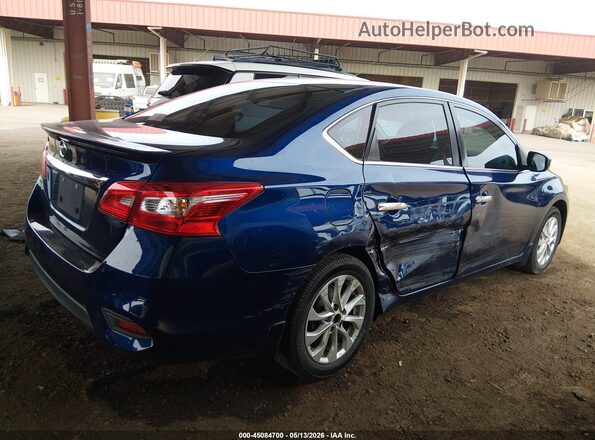 3N1AB7AP2KY248734 2019 NISSAN SENTRA Blue Vista frontal
