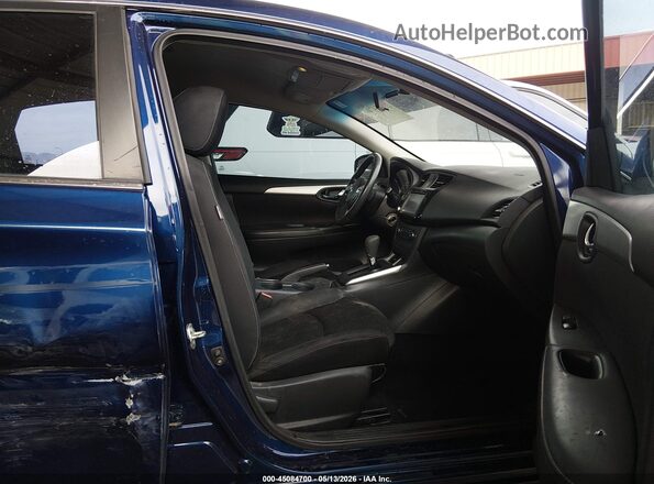 3N1AB7AP2KY248734 2019 NISSAN SENTRA Blue Vista interior delantera