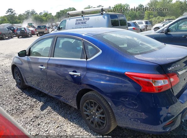 3N1AB7AP2KY268191 2019 NISSAN SENTRA Blue Панорамний вид салону 360°