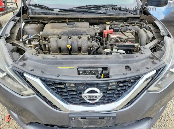 3N1AB7AP2KY279711 2019 NISSAN SENTRA Серый Вид задней части салона