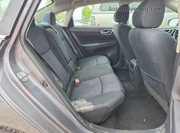 3N1AB7AP2KY279711 2019 NISSAN SENTRA Серый Вид задних сидений