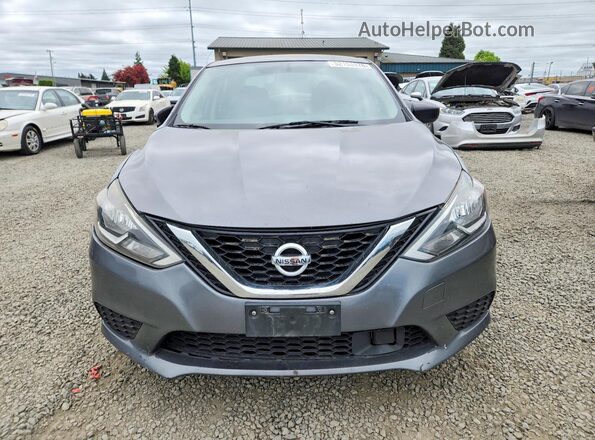 3N1AB7AP2KY279711 2019 NISSAN SENTRA Серый Вид спереди
