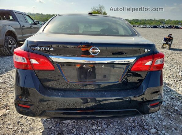 3N1AB7AP2KY357761 2019 NISSAN SENTRA Черный Вид сзади