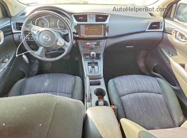 3N1AB7AP2KY357761 2019 NISSAN SENTRA Черный Вид панели приборов