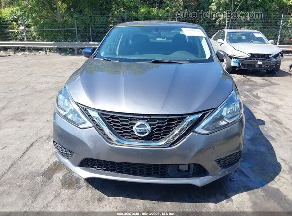 3N1AB7AP2KY427422 2019 NISSAN SENTRA Gray უკანა სალონის ხედი