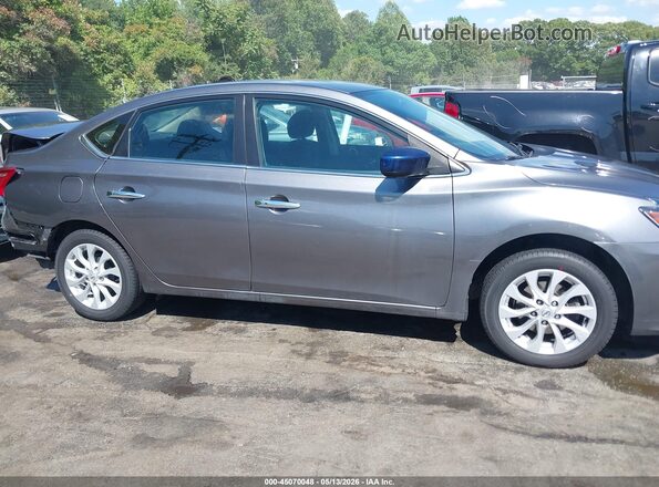 3N1AB7AP2KY427422 2019 NISSAN SENTRA Gray სალონის 360-გრადუსიანი ხედი