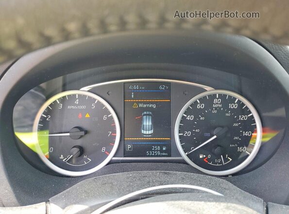 3N1AB7AP2KY439652 2019 NISSAN SENTRA Black ხელსაწყოთა პანელის ხედი