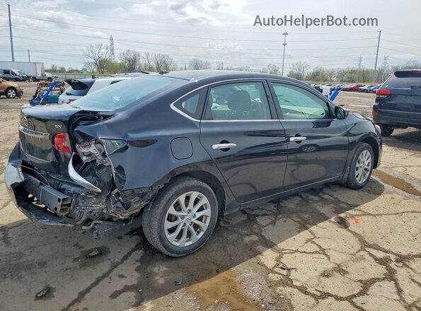 3N1AB7AP2KY439652 2019 NISSAN SENTRA Black უკანა მარჯვენა