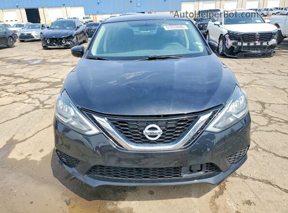 3N1AB7AP2KY439652 2019 NISSAN SENTRA Black წინა ხედი