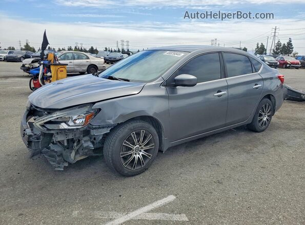 3N1AB7AP3GL680527 2016 NISSAN SENTRA Charcoal Front left