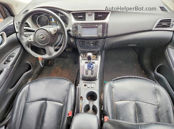 3N1AB7AP3GY227589 2016 NISSAN SENTRA Синий Вид панели приборов