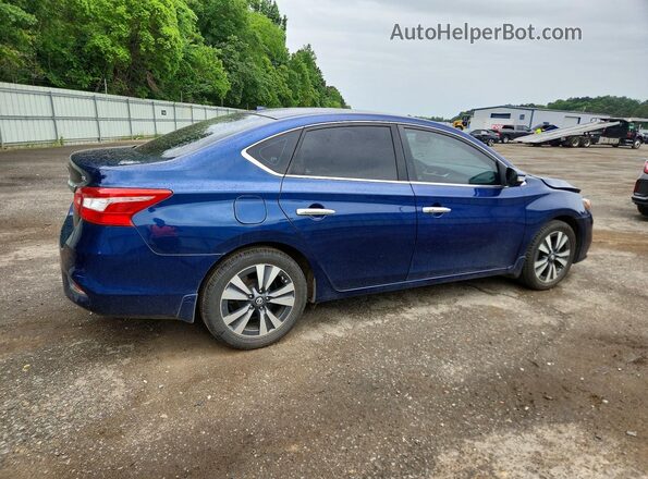 3N1AB7AP3GY227589 2016 NISSAN SENTRA Синий Задняя правая четверть