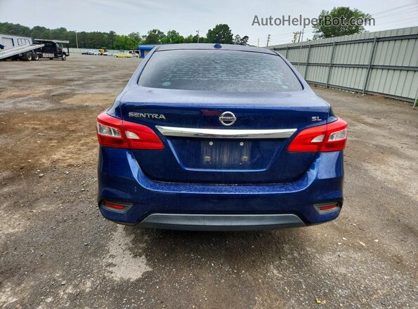 3N1AB7AP3GY227589 2016 NISSAN SENTRA Синий Вид сзади