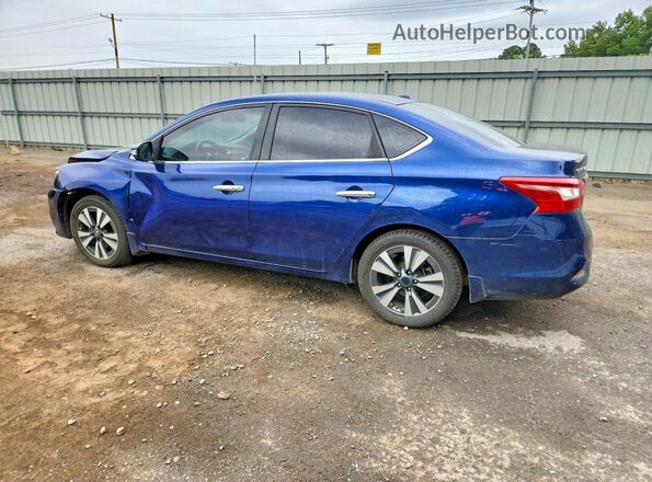 3N1AB7AP3GY227589 2016 NISSAN SENTRA Синий Задняя левая четверть