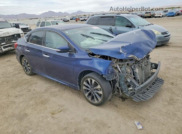 3N1AB7AP3GY286593 2016 NISSAN SENTRA Blue Delantero derecho
