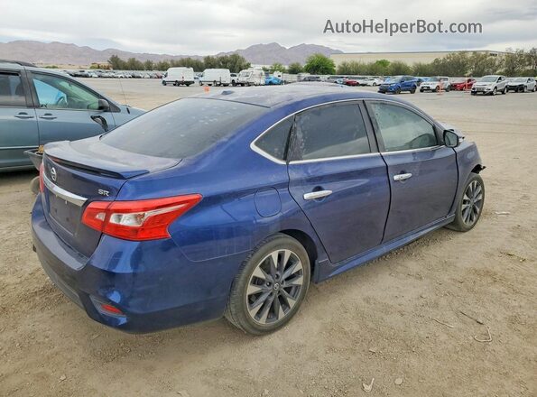 3N1AB7AP3GY286593 2016 NISSAN SENTRA Blue Trasero derecho