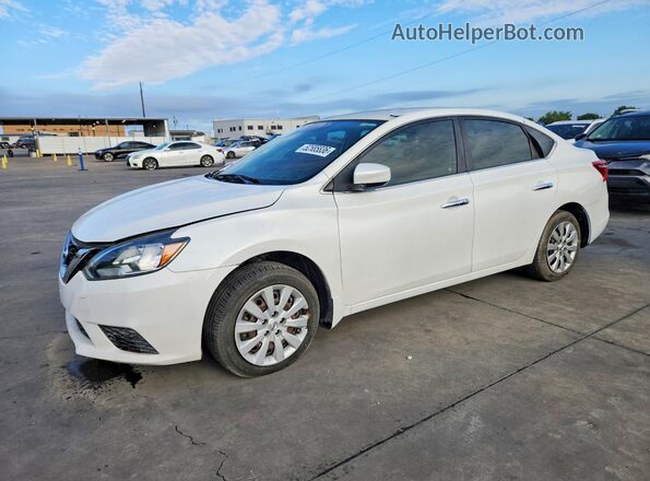 3N1AB7AP3GY324744 2016 NISSAN SENTRA White Vista tres cuartos delantera izquierda