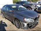 2017 Nissan Sentra Sv Gray vin: 3N1AB7AP3HL705668