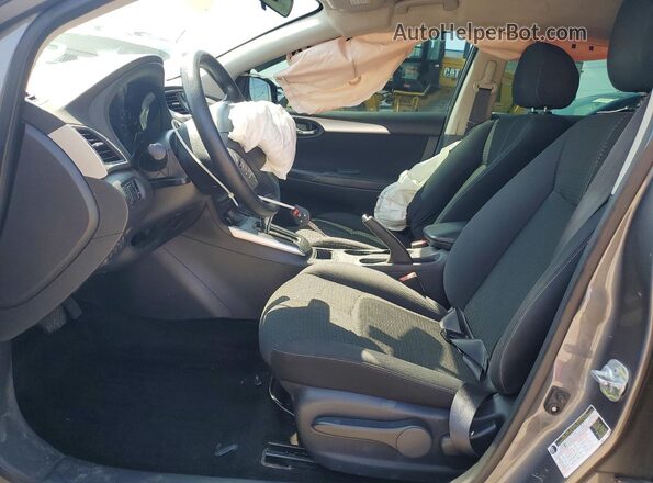 3N1AB7AP3HY211166 2017 NISSAN SENTRA Charcoal Widok wnętrza z przodu