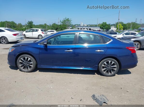 3N1AB7AP3HY310277 2017 NISSAN SENTRA Dark Blue Vista interior trasera