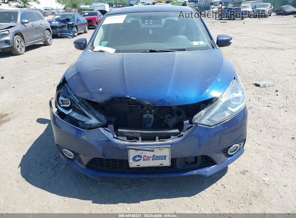 3N1AB7AP3HY310277 2017 NISSAN SENTRA Dark Blue Vista del salpicadero